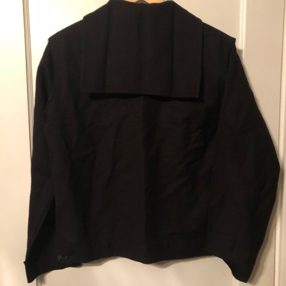 Vintage U.S. Navy wool sailor uniform pullover top - Picture 6 of 8